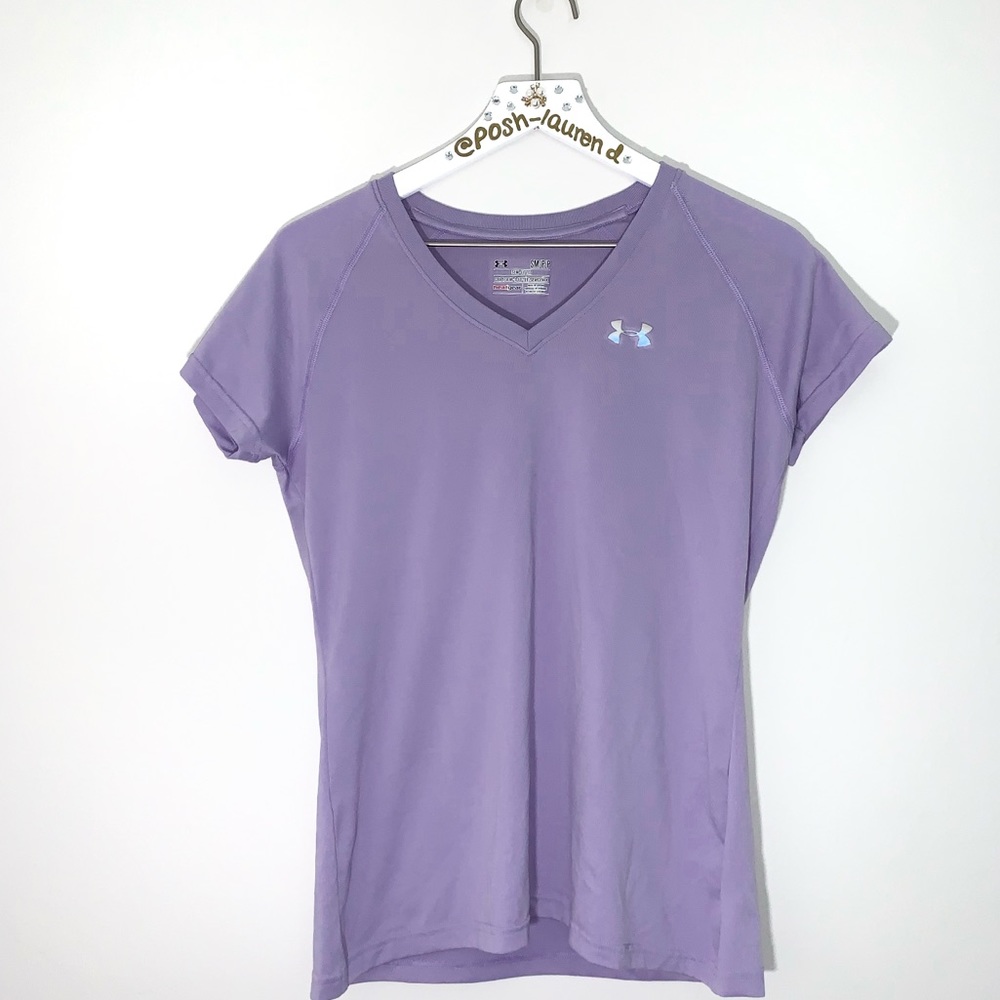 Purple Under Armor Athletic T-Shirt